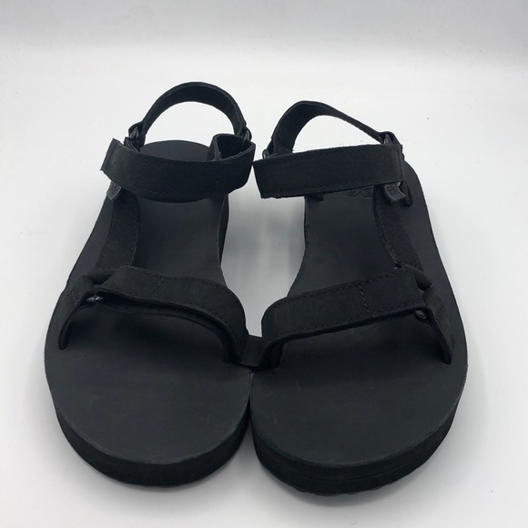 Teva Universal Midform Black Leather Sandals - Picture 3 of 6